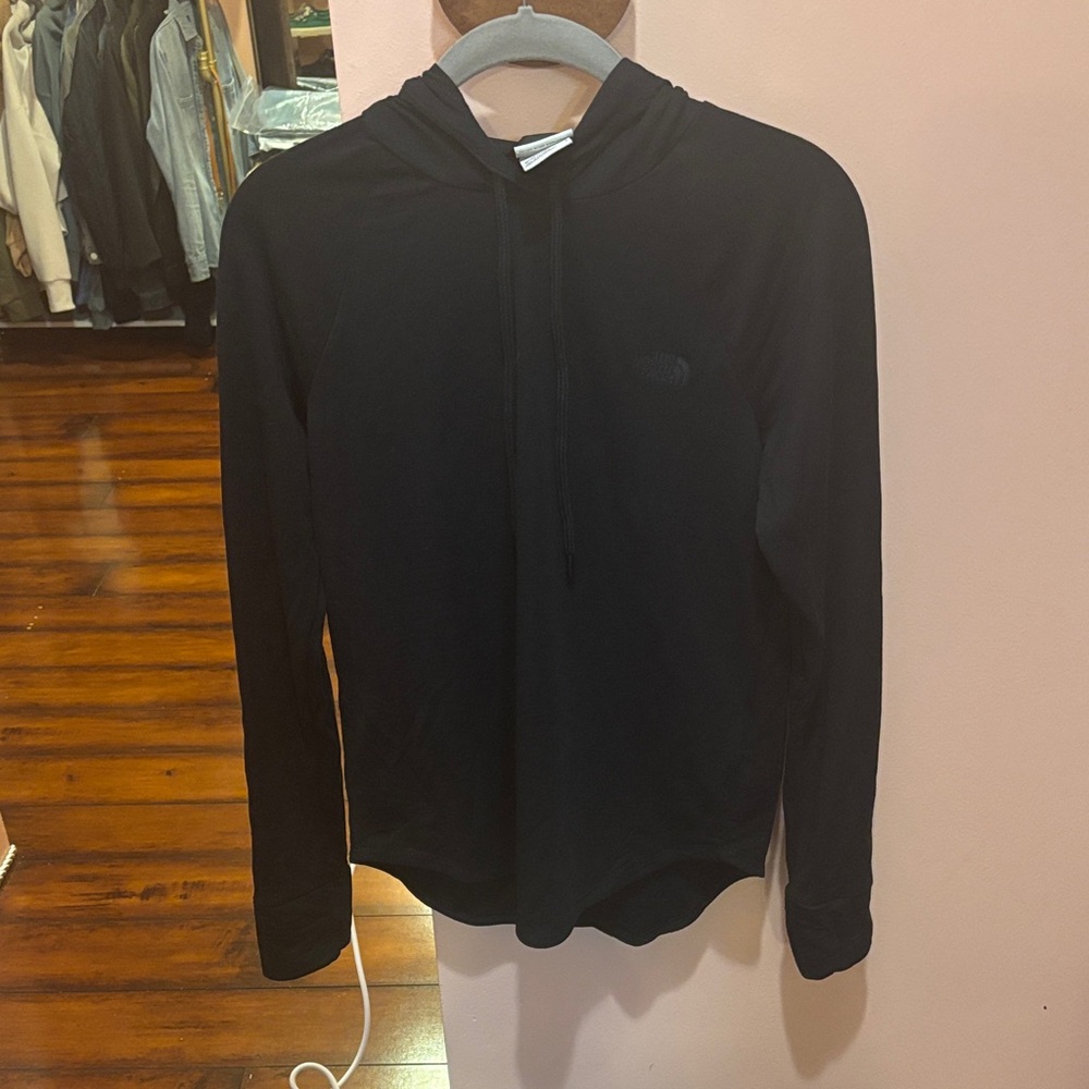 The North Face lightweight base-layer Black Hoodie size small